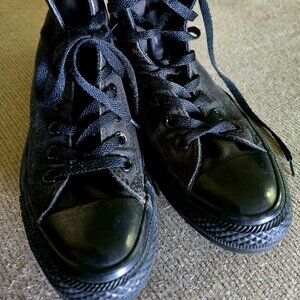 Converse All Star Black Monochrome High Mems 7 Womens9